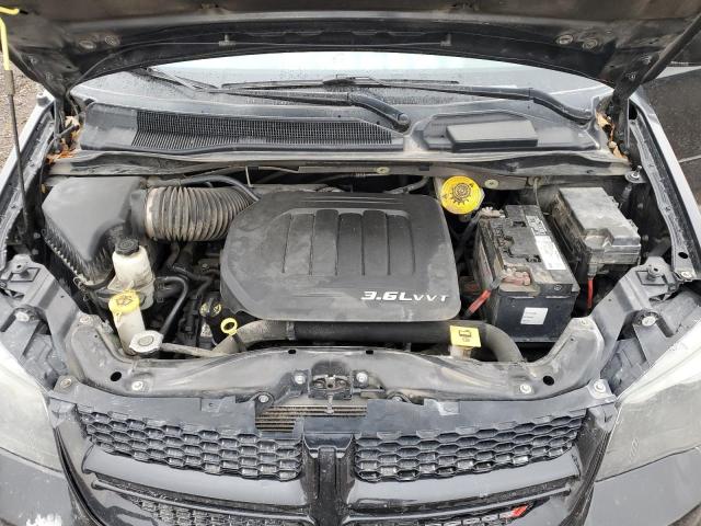 2C4RDGEG7ER385404 - 2014 DODGE GRAND CARA R/T BLACK photo 12