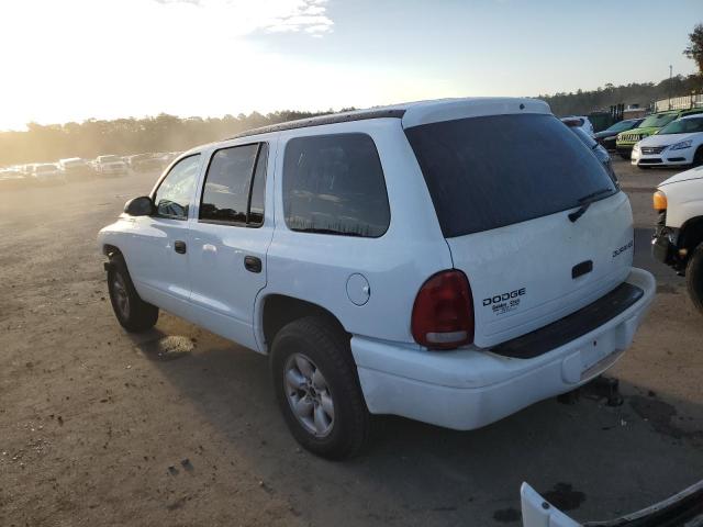 1D4HR38N03F513344 - 2003 DODGE DURANGO SPORT WHITE photo 2