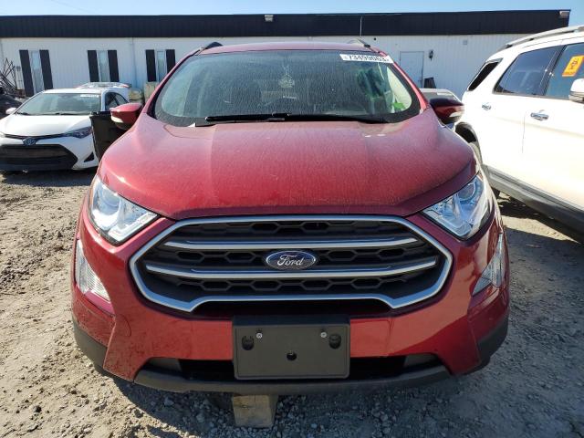 MAJ3S2GE9MC437462 - 2021 FORD ECOSPORT SE RED photo 5