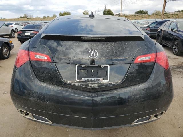 2HNYB1H46AH502884 - 2010 ACURA ZDX TECHNOLOGY BLACK photo 6