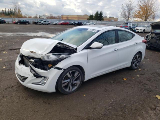 KMHDH4AHXGU640611 - 2016 HYUNDAI ELANTRA SE WHITE photo 1