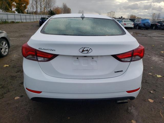 KMHDH4AHXGU640611 - 2016 HYUNDAI ELANTRA SE WHITE photo 6