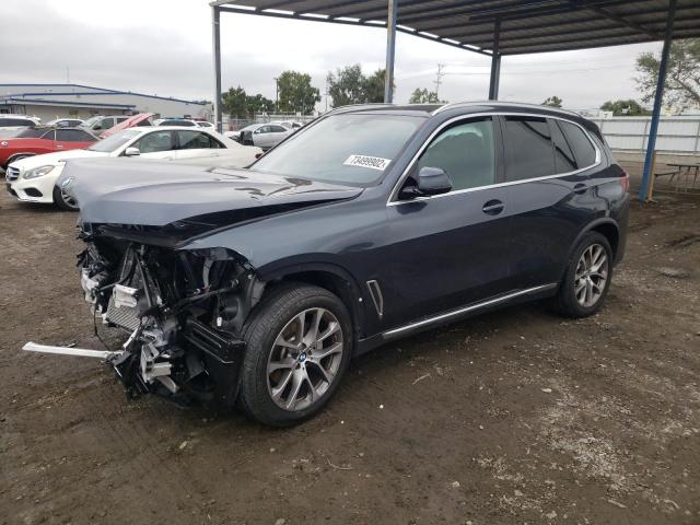 5UXCR4C01M9F14593 - 2021 BMW X5 SDRIVE GRAY photo 1