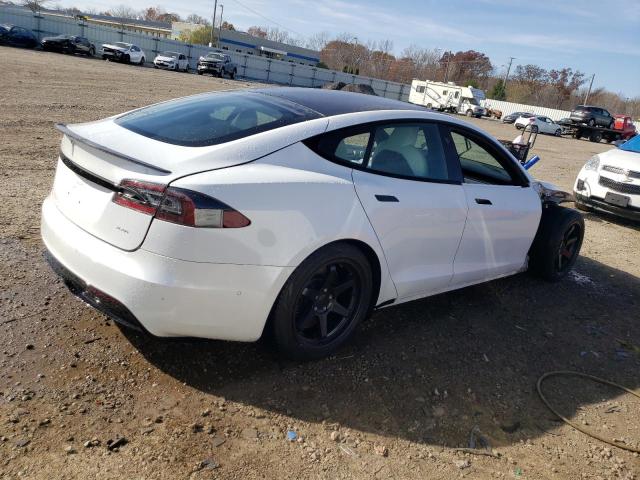 5YJSA1E60MF442552 - 2021 TESLA MODEL S WHITE photo 3