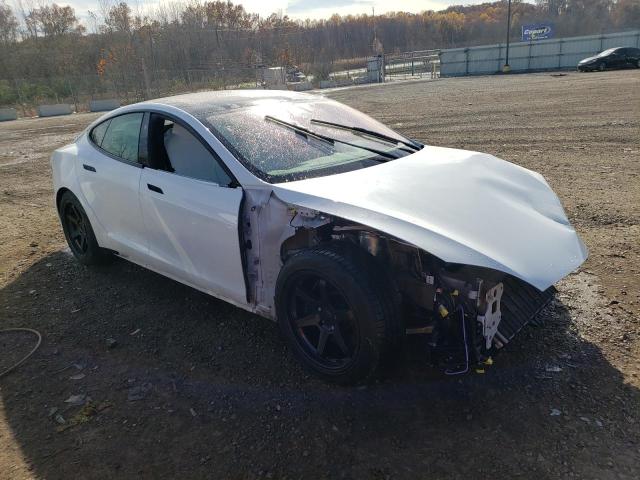 5YJSA1E60MF442552 - 2021 TESLA MODEL S თეთრი ფოტო 4