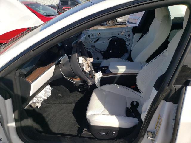 5YJSA1E60MF442552 - 2021 TESLA MODEL S თეთრი ფოტო 7