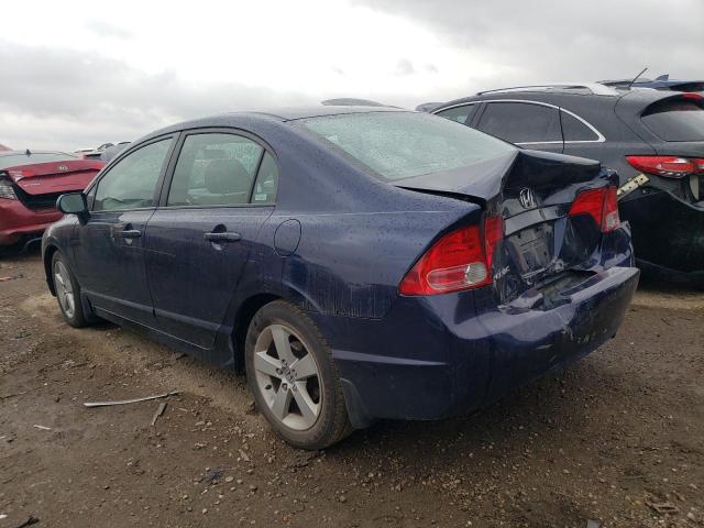 1HGFA16877L051533 - 2007 HONDA CIVIC EX BLUE photo 2