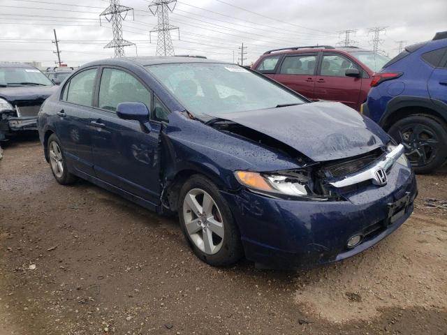 1HGFA16877L051533 - 2007 HONDA CIVIC EX BLUE photo 4