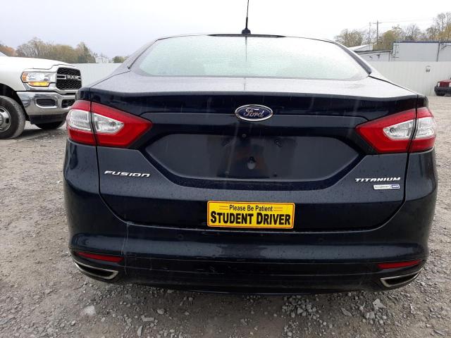 3FA6P0D97ER212891 - 2014 FORD FUSION TITANIUM BLACK photo 6