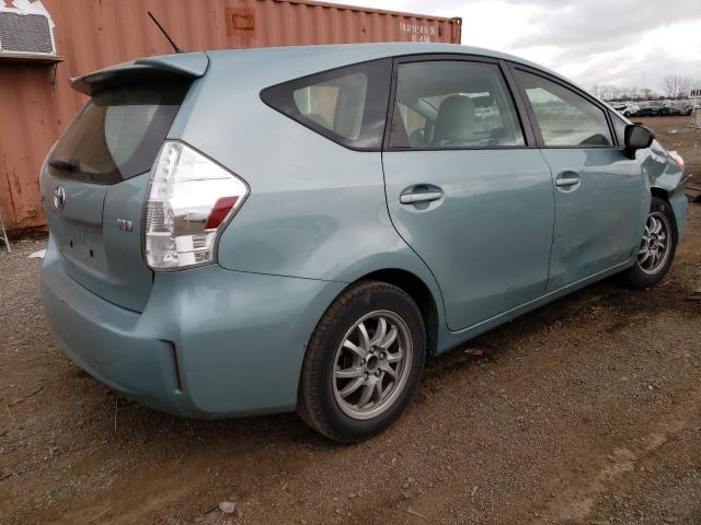 JTDZN3EU9E3356152 - 2014 TOYOTA PRIUS V BLUE photo 3