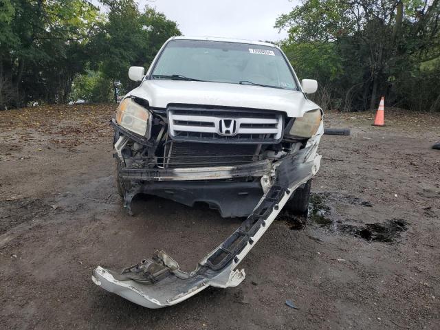 5FNYF185X8B027839 - 2008 HONDA PILOT EXL WHITE photo 5