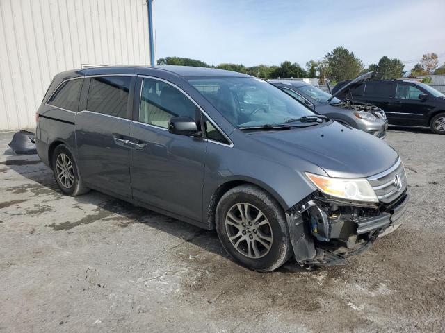 5FNRL5H49CB107167 - 2012 HONDA ODYSSEY EX GRAY photo 4