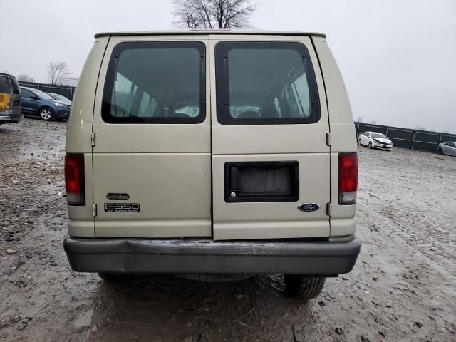 1FBNE31L14HA15135 - 2004 FORD ECONOLINE E350 SUPER DUTY WAGON TAN photo 6