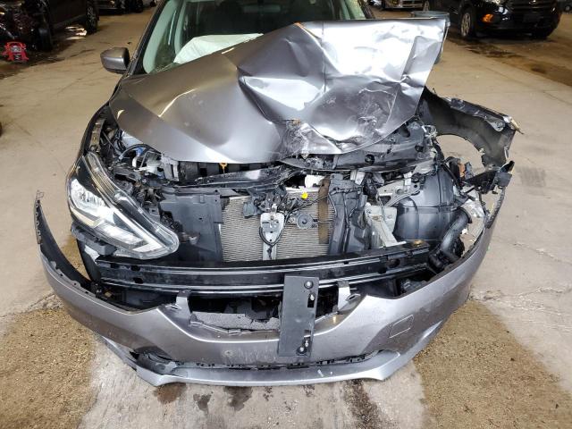 3N1AB7AP2KY303926 - 2019 NISSAN SENTRA S GRAY photo 11