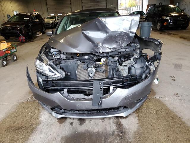 3N1AB7AP2KY303926 - 2019 NISSAN SENTRA S GRAY photo 5