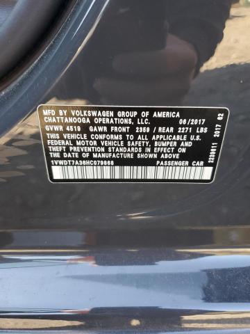 1VWDT7A36HC079868 - 2017 VOLKSWAGEN PASSAT R-LINE Grafit foto 12