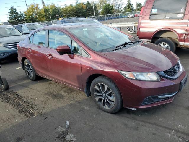 19XFB2F84EE001213 - 2014 HONDA CIVIC EX BURGUNDY photo 4