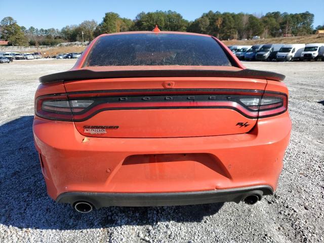 2C3CDXCT4MH652819 - 2021 DODGE CHARGER R/T ORANGE photo 6