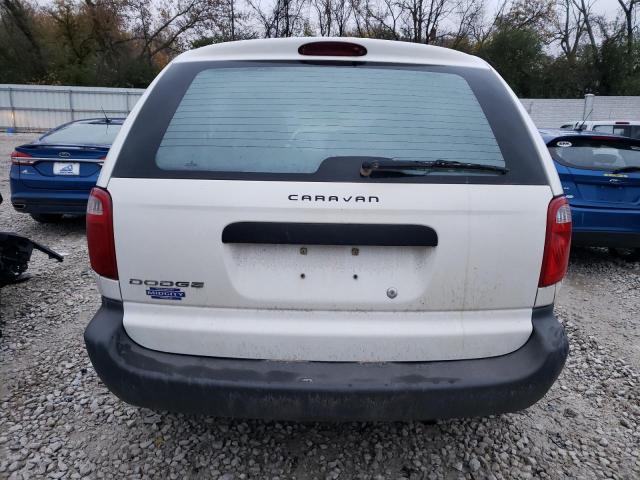 1D4GP25B17B172782 - 2007 DODGE CARAVAN SE WHITE photo 6