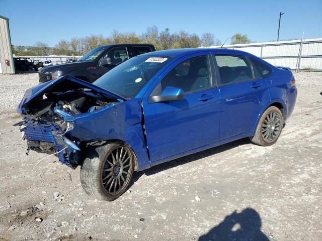 1FAHP3GN8BW145049 - 2011 FORD FOCUS SES BLUE photo 1