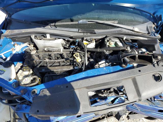 1FAHP3GN8BW145049 - 2011 FORD FOCUS SES BLUE photo 11