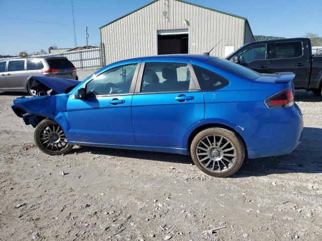 1FAHP3GN8BW145049 - 2011 FORD FOCUS SES BLUE photo 2