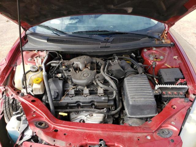 1B3EL36R64N212030 - 2004 DODGE STRATUS SE BURGUNDY photo 11