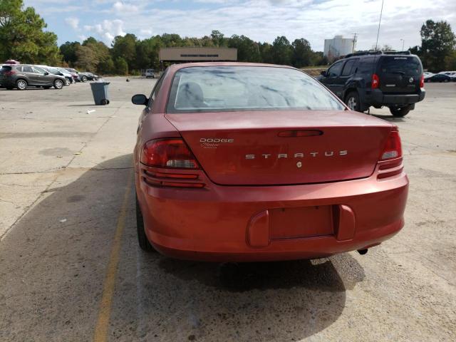 1B3EL36R64N212030 - 2004 DODGE STRATUS SE BURGUNDY photo 6