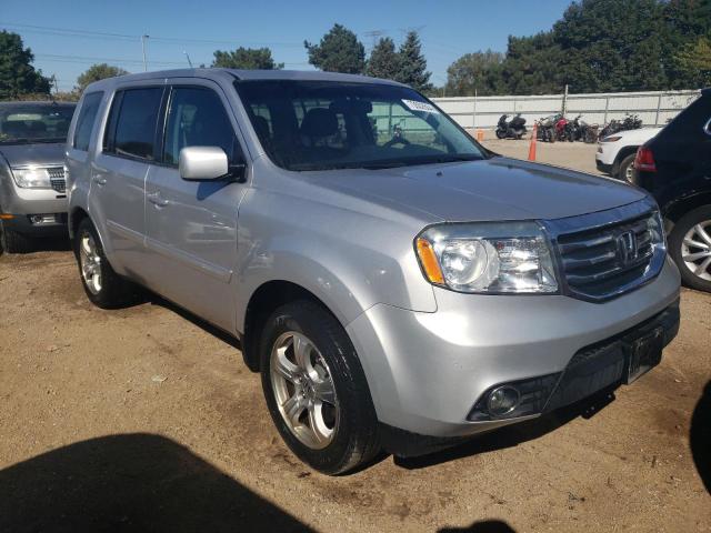 5FNYF4H59FB053721 - 2015 HONDA PILOT EXL SILVER photo 4