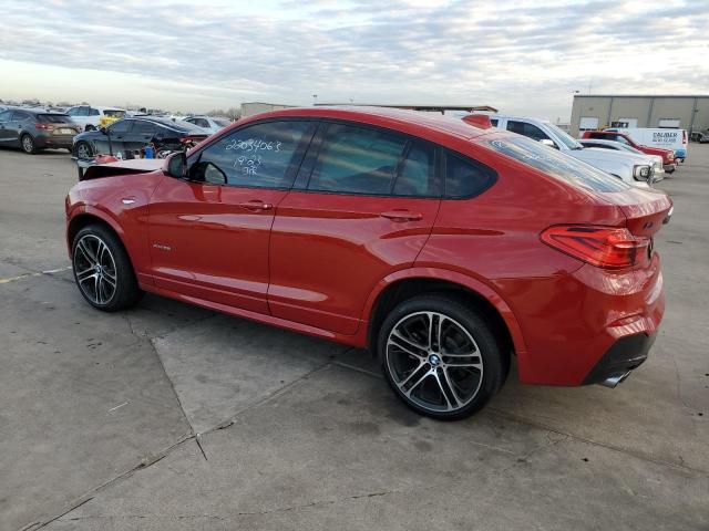 5UXXW3C54J0Y65902 - 2018 BMW X4 XDRIVE28I წითელი ფოტო 2