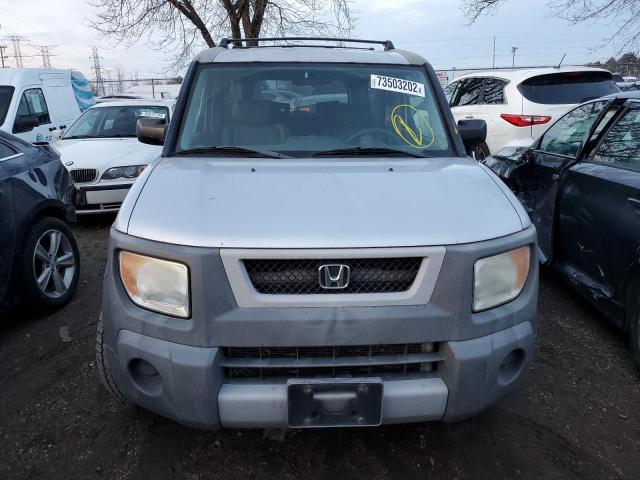 5J6YH28394L037049 - 2004 HONDA ELEMENT LX GRAY photo 5