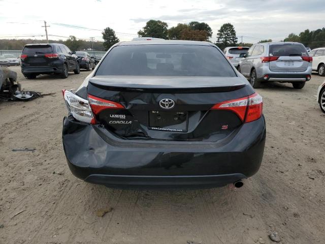 5YFBURHE3FP255001 - 2015 TOYOTA COROLLA L BLACK photo 6