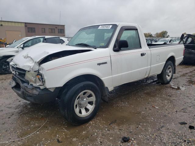 1FTYR10E02TA75809 - 2002 FORD RANGER WHITE photo 1