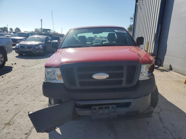 1FTRF12237KC63303 - 2007 FORD F150 RED photo 5