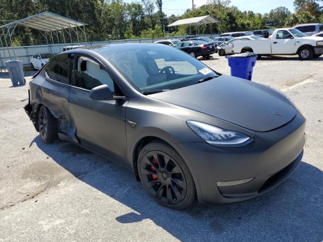 7SAYGAEEXNF326814 - 2022 TESLA MODEL Y BLACK photo 4