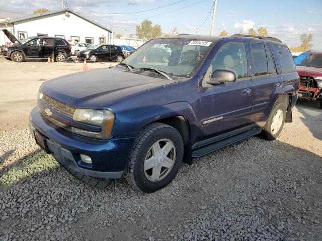 1GNDT13S122421588 - 2002 CHEVROLET TRAILBLAZE BLUE photo 1