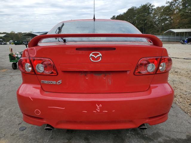 1YVHP84D345N89669 - 2004 MAZDA 6 S RED photo 6