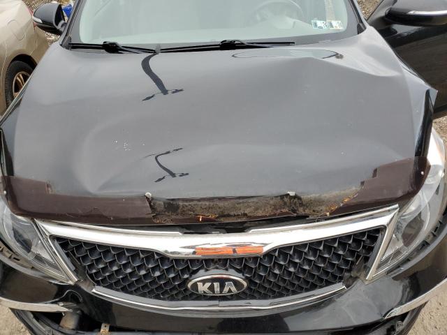 KNDPCCAC5E7558795 - 2014 KIA SPORTAGE EX BLACK photo 11