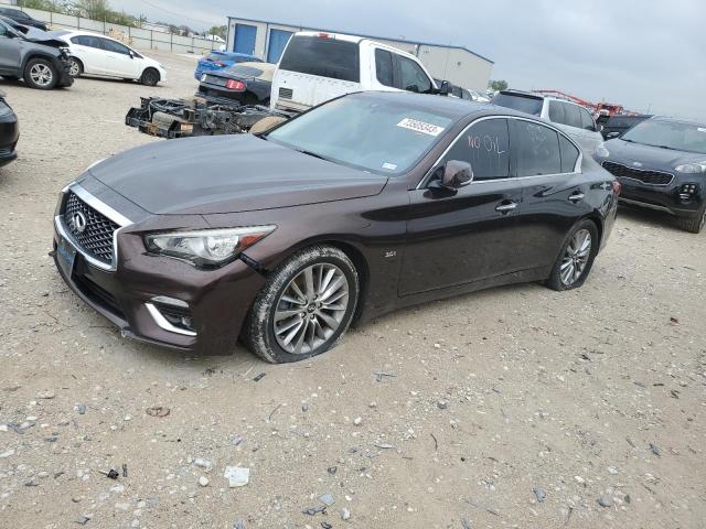 JN1EV7AP2JM351047 - 2018 INFINITI Q50 LUXE BURGUNDY photo 1