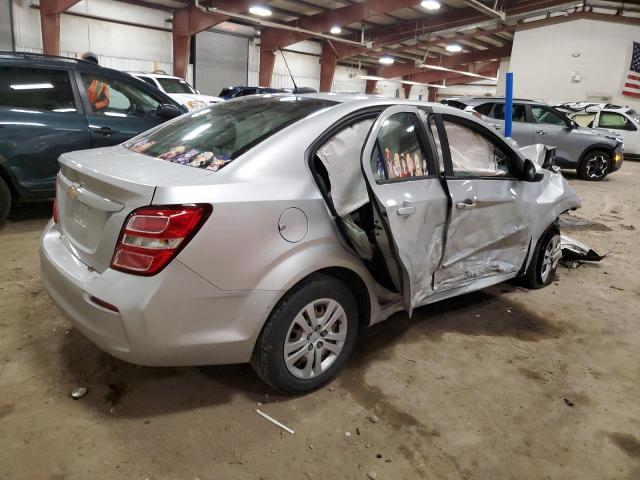 1G1JB5SHXH4165355 - 2017 CHEVROLET SONIC LS 银色 照片 3