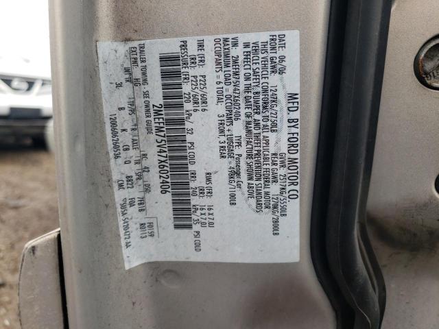 2MEFM75V47X602406 - 2007 MERCURY GRAND MARQ LS SILVER photo 12