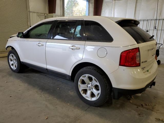 2FMDK4JC6DBA28316 - 2013 FORD EDGE SEL WHITE photo 2