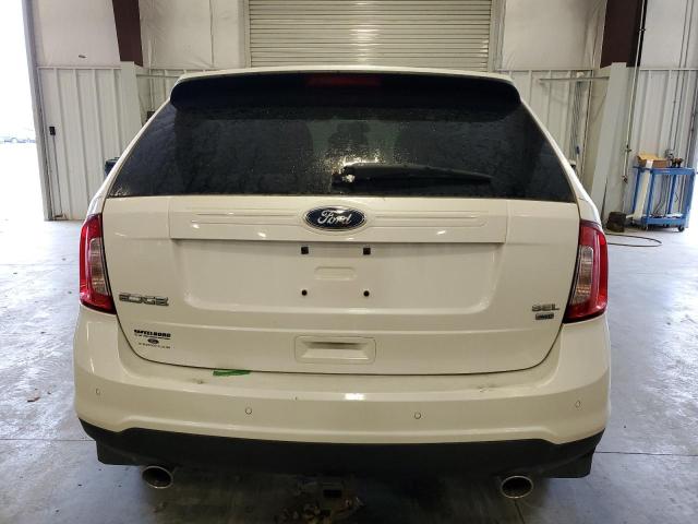 2FMDK4JC6DBA28316 - 2013 FORD EDGE SEL WHITE photo 6