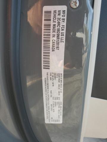 2C4RC1BG9NR128197 - 2022 CHRYSLER PACIFICA TOURING L GRAY photo 13