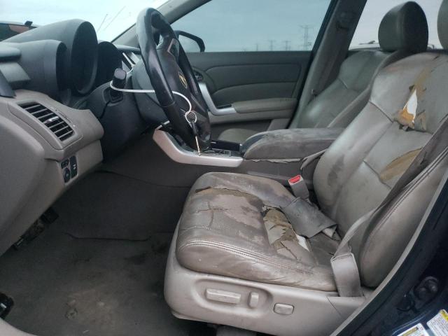 5J8TB18257A009530 - 2007 ACURA RDX BLUE photo 7