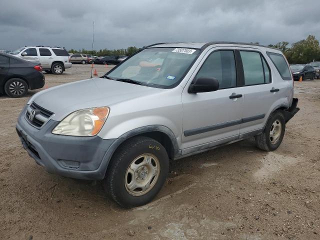 JHLRD68422C007848 - 2002 HONDA CR-V LX SILVER photo 1