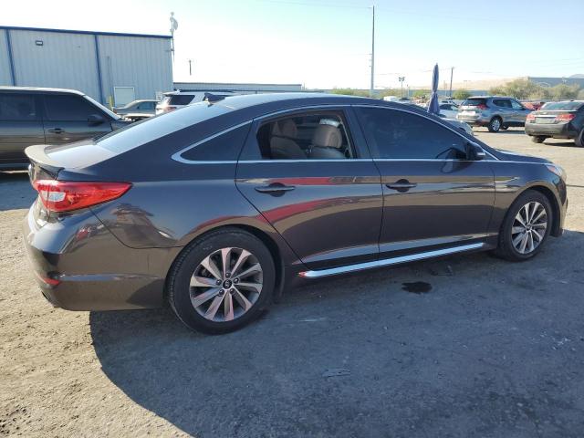 5NPE34AF7FH051630 - 2015 HYUNDAI SONATA SPORT BROWN photo 3