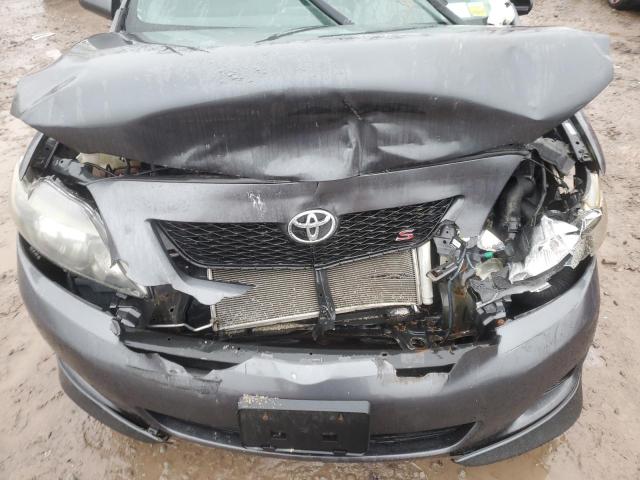 1NXBU4EE4AZ347913 - 2010 TOYOTA COROLLA BASE GRAY photo 11