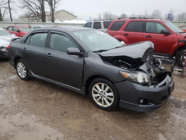 1NXBU4EE4AZ347913 - 2010 TOYOTA COROLLA BASE GRAY photo 4