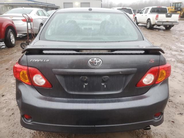 1NXBU4EE4AZ347913 - 2010 TOYOTA COROLLA BASE GRAY photo 6